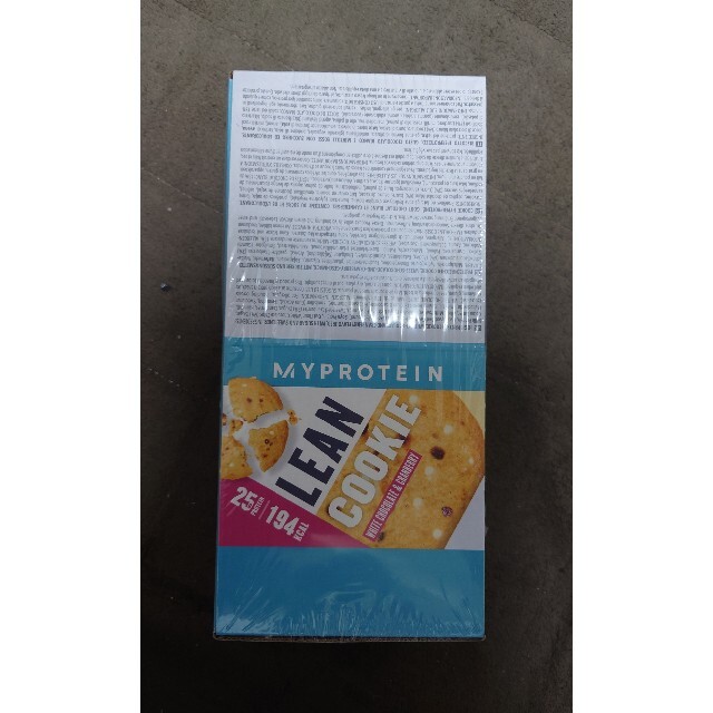 マイプロテイン リーンクッキー12入 クランベリー&ホワイトチョコレート 食品/飲料/酒の健康食品(プロテイン)の商品写真