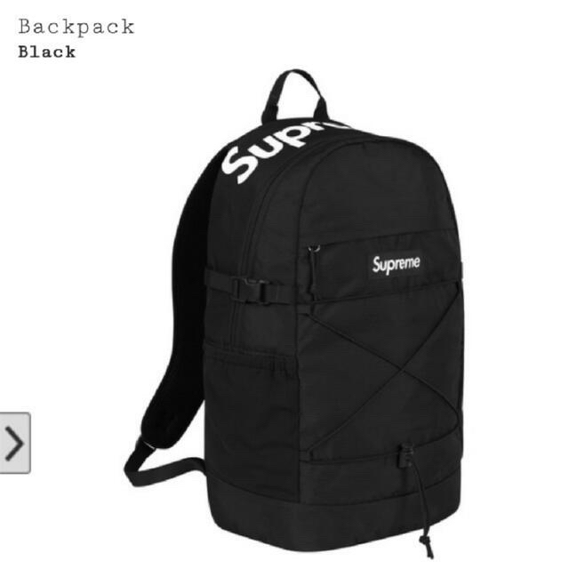 新品 16ss Supreme Backpack BLACK
