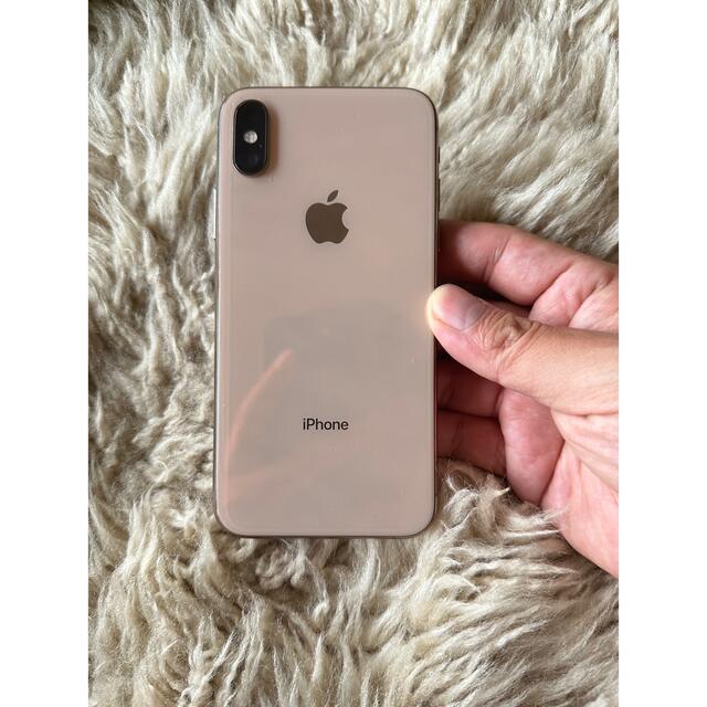 iPhone XS 256GB ゴールド simロック無し バッテリー85%