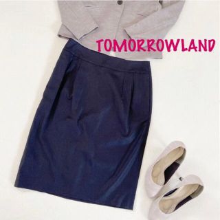 トゥモローランド(TOMORROWLAND)の【TOMORROWLAND】タイトスカート(ひざ丈スカート)