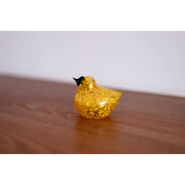 iittala(イッタラ)のBertil Vallien バーティルヴァリーン ガラスオブジェ 鳥 2点 エンタメ/ホビーの美術品/アンティーク(ガラス)の商品写真