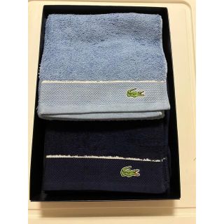 ラコステ(LACOSTE)のラコステ☆タオル2枚セット(タオル/バス用品)