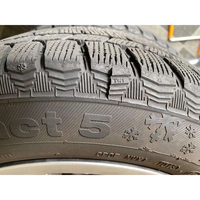 スタッドレスタイヤ ホイール付き 4本セット 205/55R16の通販 by まり