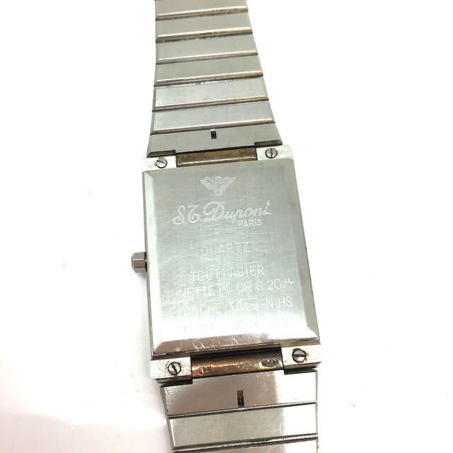 S.T. Dupont(エステーデュポン)のS.T.DUPONT  スクエアウォッチ/クォーツ/生活防水 メンズの時計(腕時計(アナログ))の商品写真