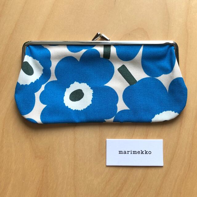 新品 未使用 マリメッコ marimekko ウニッコ がま口 ポーチ