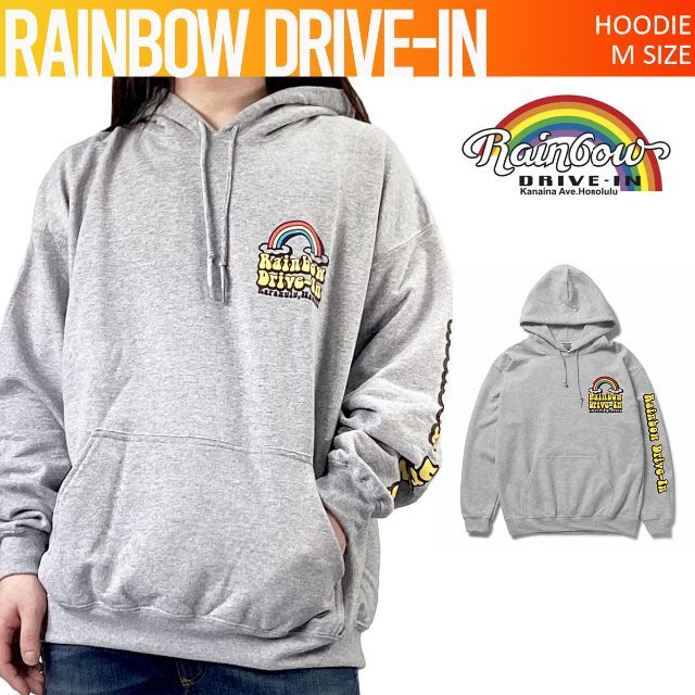 メンズRainbow drive in レインボードライブイン パーカー M