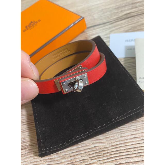 HERMES シルバー金具　ケリー　ブレスレット