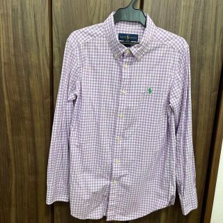 ラルフローレン(Ralph Lauren)のラルフローレン　ギンガムチェックシャツ　ラベンダー×ホワイト(シャツ/ブラウス(長袖/七分))