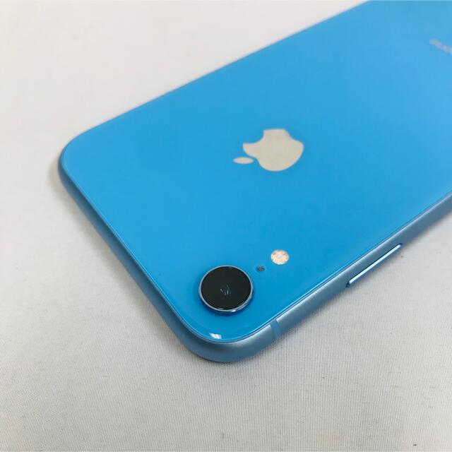 iPhone(アイフォーン)のApple iPhoneXR 64GB MT032J/A simフリー ブルー スマホ/家電/カメラのスマートフォン/携帯電話(スマートフォン本体)の商品写真