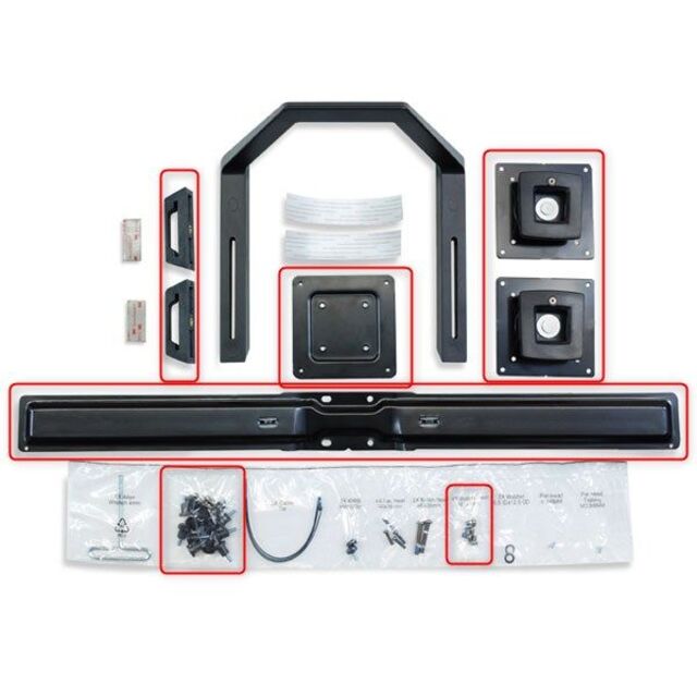 ★● エルゴトロン Dual Monitor & Handle Kit ●★ スマホ/家電/カメラのPC/タブレット(PC周辺機器)の商品写真