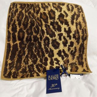 ラルフローレン(Ralph Lauren)のラルフローレン ヒョウ柄 タオルハンカチ(ハンカチ)