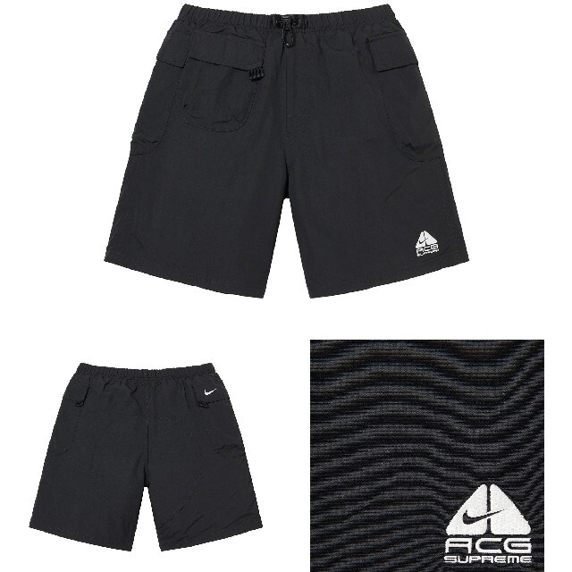 Supreme Nike ACG Nylon Trail Short ブラック