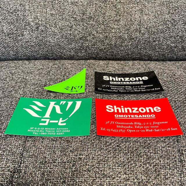 Shinzone(シンゾーン)の【新品】shinzone シンゾーン ミドリコーヒ　ステッカー 4枚セット レディースのファッション小物(その他)の商品写真