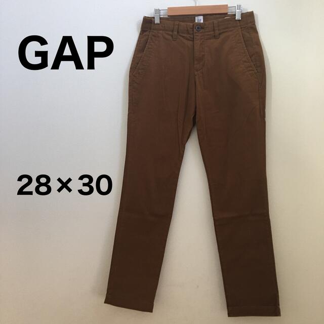 GAP(ギャップ)のGAP スリムパンツ ブラウン 茶色 28 × 30 レディースのパンツ(カジュアルパンツ)の商品写真