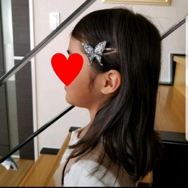 蝶々 蝶 ハロウィン コスプレ 仮装 髪留め 髪飾り 小学生 幼稚園 ヘアピン レディースのヘアアクセサリー(ヘアピン)の商品写真