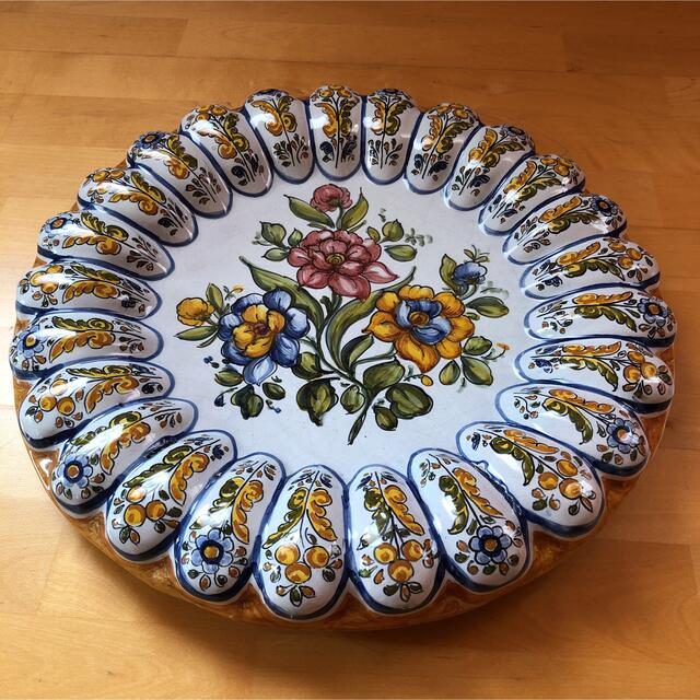 スペイン製　飾り皿　陶器