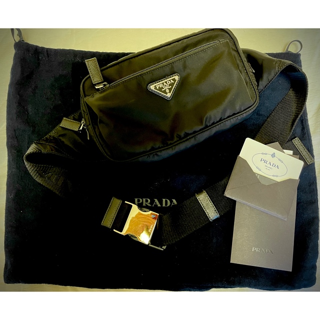 PRADA(プラダ)のPRADA ナイロンウエストバック　ボディバック メンズのバッグ(ボディーバッグ)の商品写真