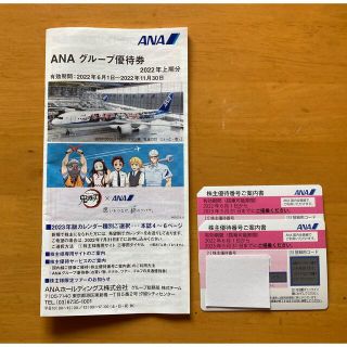 エーエヌエー(ゼンニッポンクウユ)(ANA(全日本空輸))のANA株主優待券　2枚(その他)