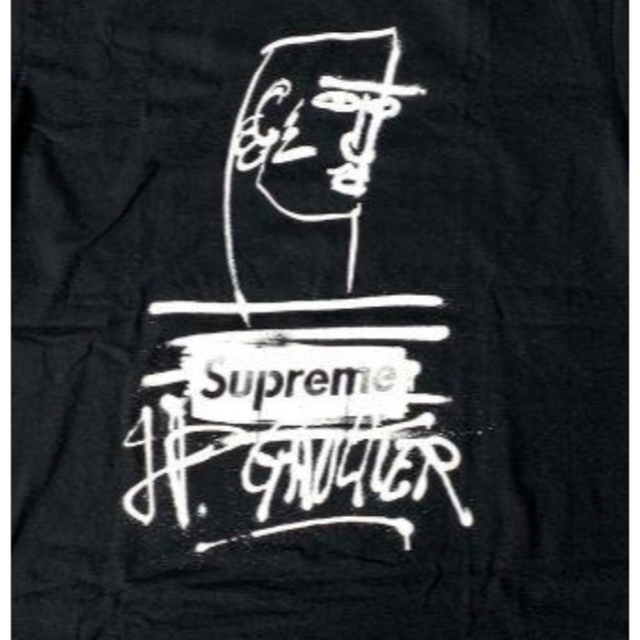 Supreme(シュプリーム)のSupreme Jean Paul Gaultier Tee 新品未使用　黒 メンズのトップス(Tシャツ/カットソー(半袖/袖なし))の商品写真