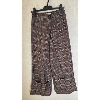 新品 半額以下 レディメイド ウール混 パンツ M  千鳥格子