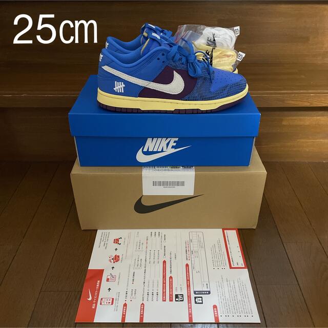 UNDEFEATED × Nike Dunk Low SP "Royal" 25メンズ