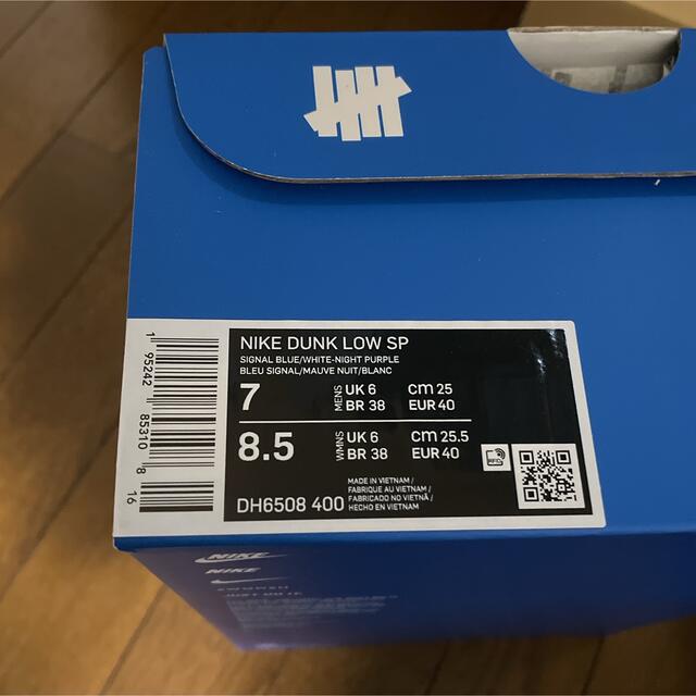 NIKE(ナイキ)のUNDEFEATED × Nike Dunk Low SP "Royal" 25 メンズの靴/シューズ(スニーカー)の商品写真
