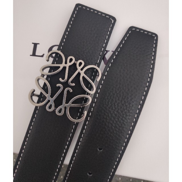 超美品☆ロエベ☆ 超人気ベルト 本革 ロゴバックル メンズ www 超美品☆ロエベ☆ 超人気ベルト 本革 ロゴバックル メンズ www
