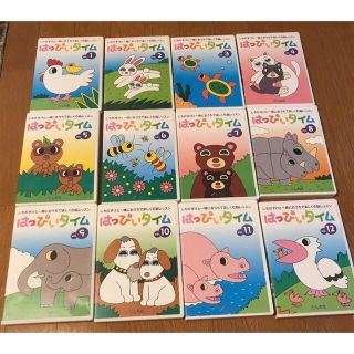 七田　はっぴぃタイムDVD1-12 はっぴぃタイムス付　右脳　フラッシュカード