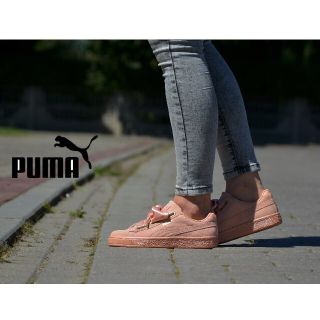 プーマ(PUMA)の最値!定価7590円!新品!プーマ スエード リボン スニーカー 22.5cm(スニーカー)