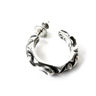 クロムハーツ(Chrome Hearts)のクロムハーツCHROME HEARTS■HOOP SCROOLフープピアス(ピアス(片耳用))