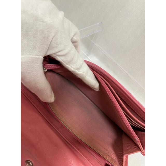 CHANEL(シャネル)の正規品　シャネル　マトラッセ　ピンク系　長財布 レディースのファッション小物(財布)の商品写真