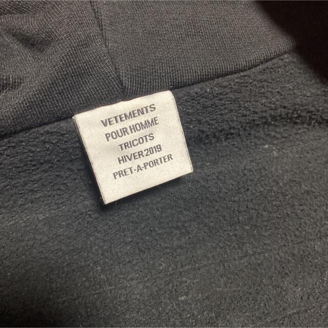 vetements パッチワーク　パーカー