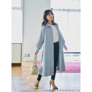 美品】COHINA ボアコート ノーカラーコート オフホワイト レディース