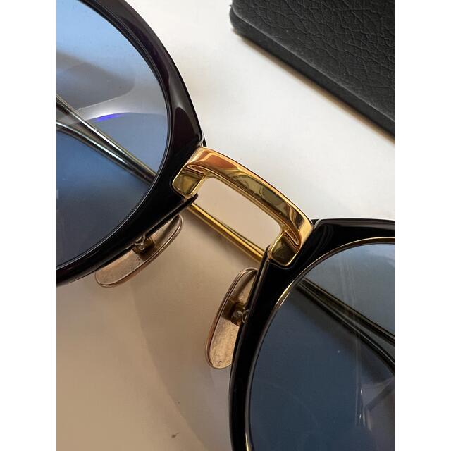 安い特注 THOM BROWNE tb011 49 ネイビーゴールド サングラス/メガネ