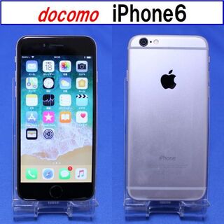 docomo iPhone6 スペースグレイ 動作確認済 D1852(スマートフォン本体)