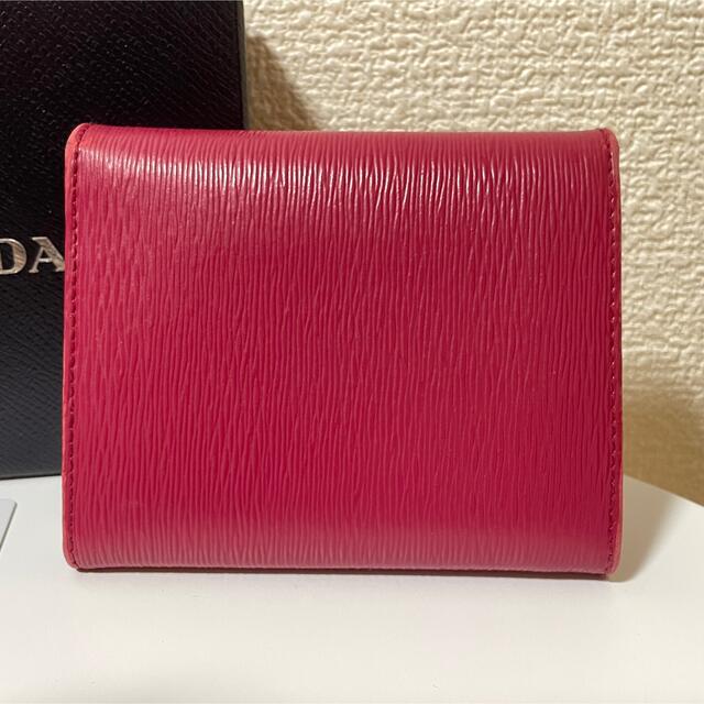 PRADA(プラダ)のプラダ PRADA 三つ折り財布 ヴィッテロムーブ イビスコ 財布 レディースのファッション小物(財布)の商品写真