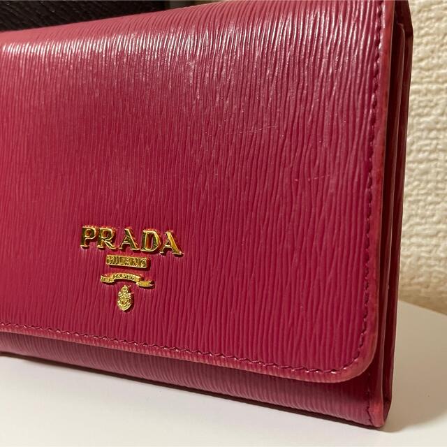 PRADA - プラダ PRADA 三つ折り財布 ヴィッテロムーブ イビスコ 財布の通販 by Canaria's shop｜プラダならラクマ