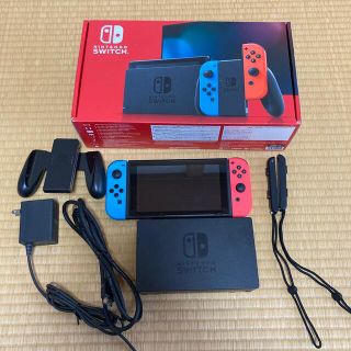 ニンテンドウ(任天堂)のイナシオ様専用 Nintendo Switch ネオンブルー/ネオンレッド (家庭用ゲーム機本体)