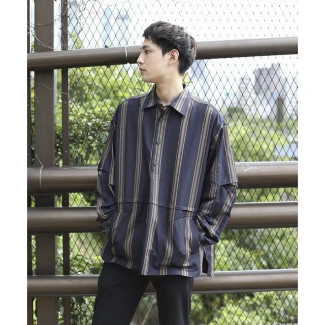 LAD MUSICIAN(ラッドミュージシャン)の21aw no. ANORAK SHIRT  メンズのトップス(シャツ)の商品写真