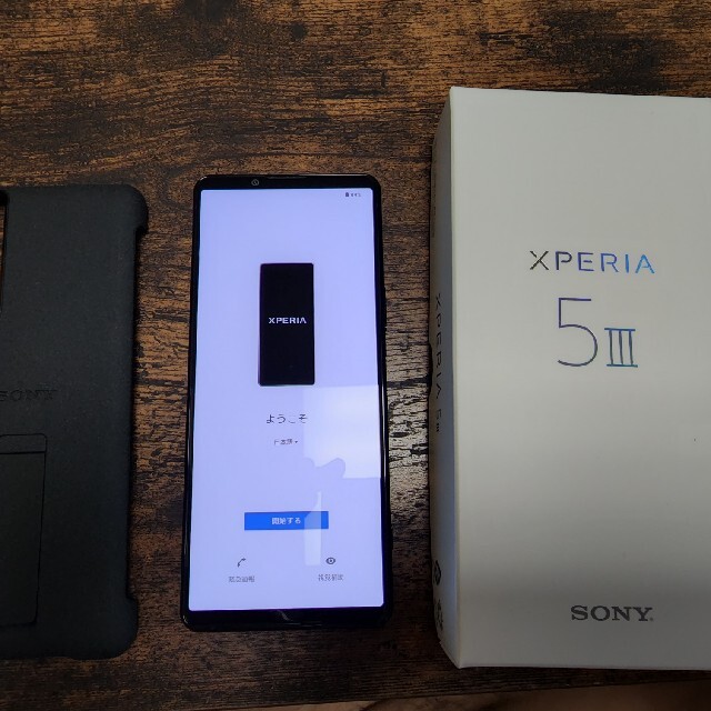 XPERIA 5 III 国内SIMフリー XQ-BQ42 純正ケース付き