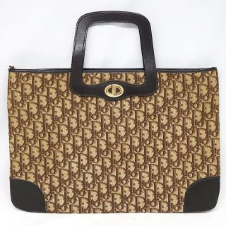 ディオール(Christian Dior) ハンドバッグ(レディース)(ブラウン/茶色 ...