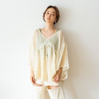 シールームリン(SeaRoomlynn)のシールームリン　COTTON VOILE ギャザーブラウス(シャツ/ブラウス(長袖/七分))