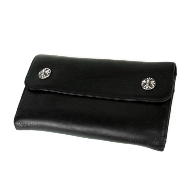 クロムハーツCHROME HEARTS■WAVEウェーブレザーウォレット財布710状態コメント