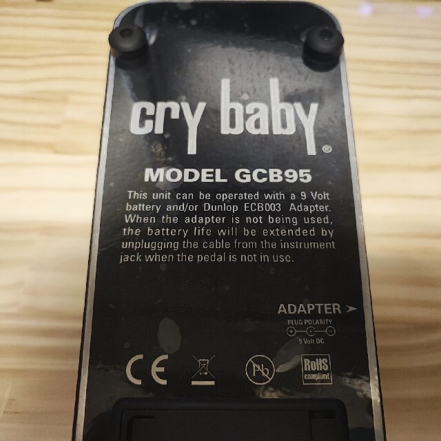 DUNLOP(ダンロップ)のGCB95M  CRY BABY wah pedal ワウペダル 楽器のギター(エフェクター)の商品写真