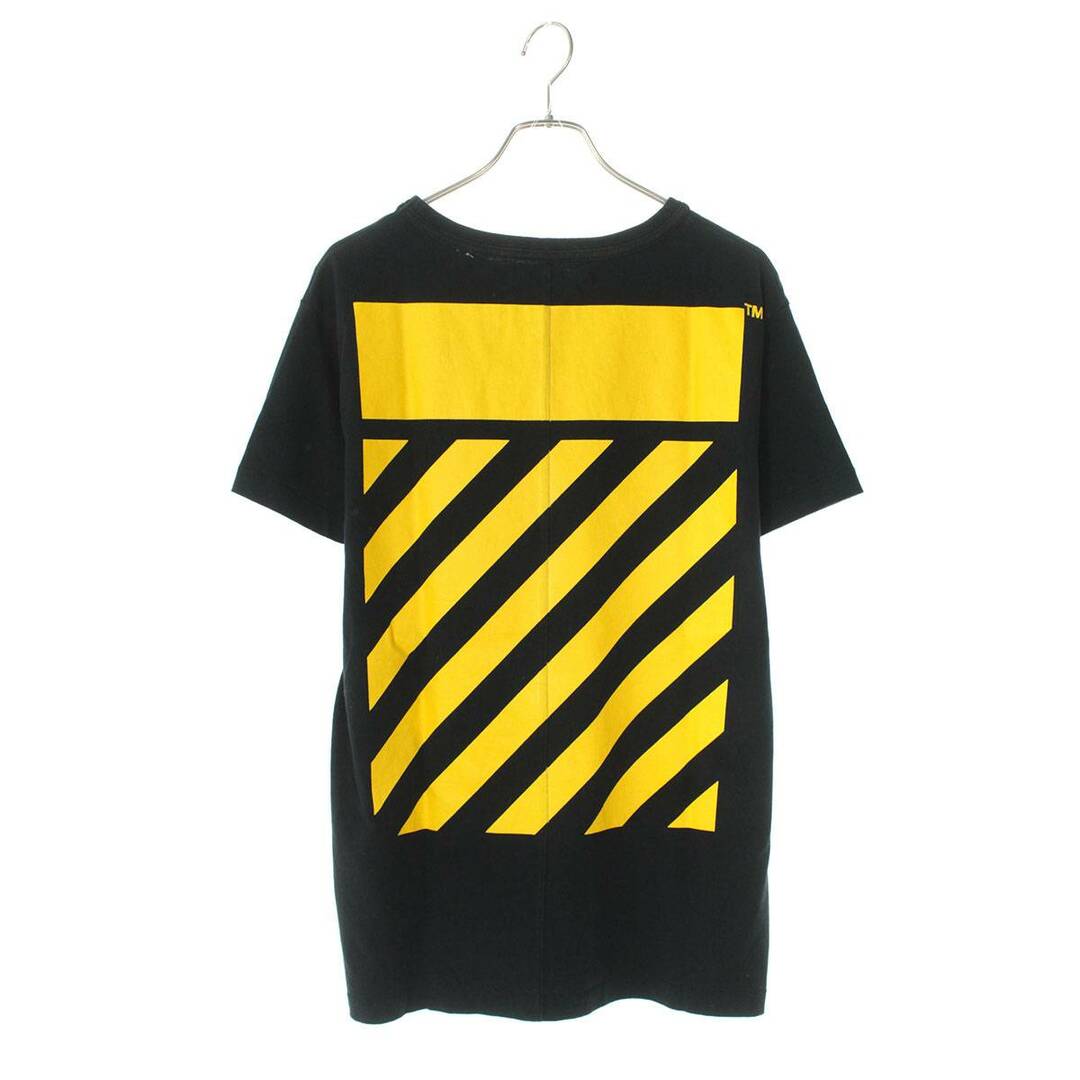 オフホワイト バックプリントTシャツ メンズ S 華麗 noxcapital.de