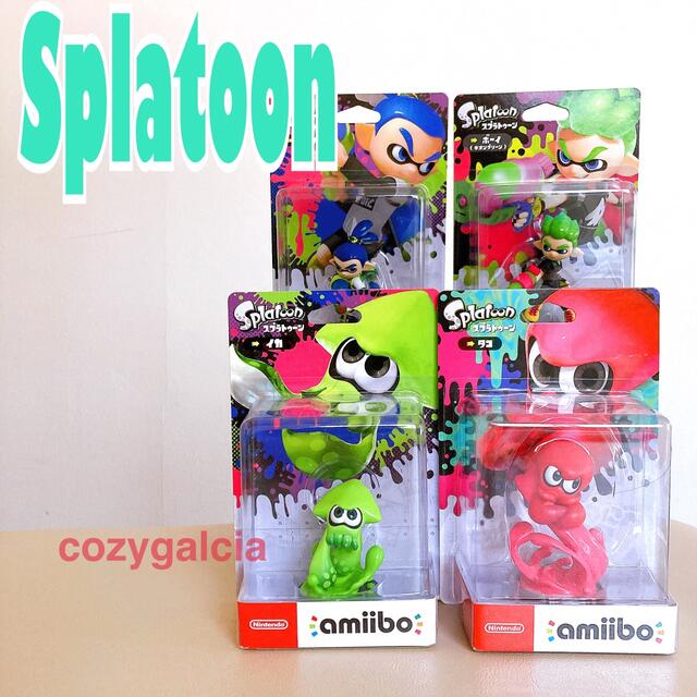 Splatoon amiibo スプラトゥーン アミーボ  5個セット 未開封