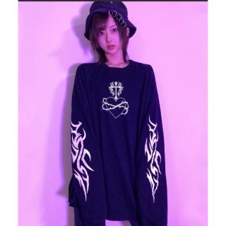 ミルクボーイ(MILKBOY)のililil イルイルイルHeart with thorns 長袖TシャツロンT(Tシャツ/カットソー(七分/長袖))