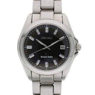 グランドセイコー(Grand Seiko)のグランドセイコー SBGF021 黒文字盤クォーツ腕時計 メンズ(その他)