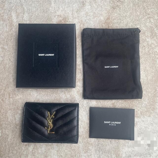 Saint Laurent paris BOWA1 ロゴ ウォレット