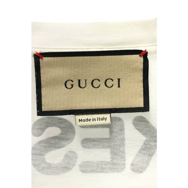 Gucci(グッチ)のグッチ 615044 XJDGG GGキャットアイプリントTシャツ レディース XS レディースのトップス(Tシャツ(半袖/袖なし))の商品写真